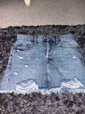 Aeropostale high rise denim skirt